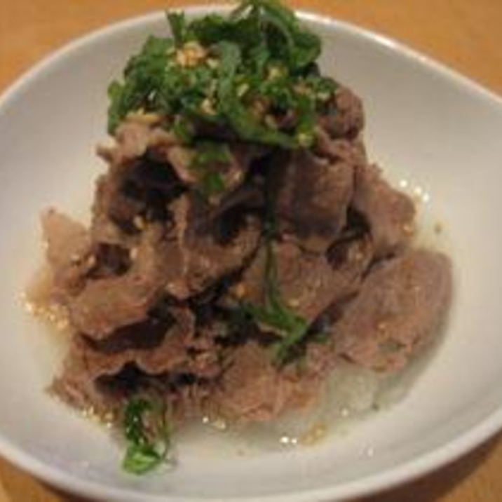 お肉をサッパリ食べたい 牛肉 大根おろし レシピ 作り方 By Maricobabylon 楽天レシピ